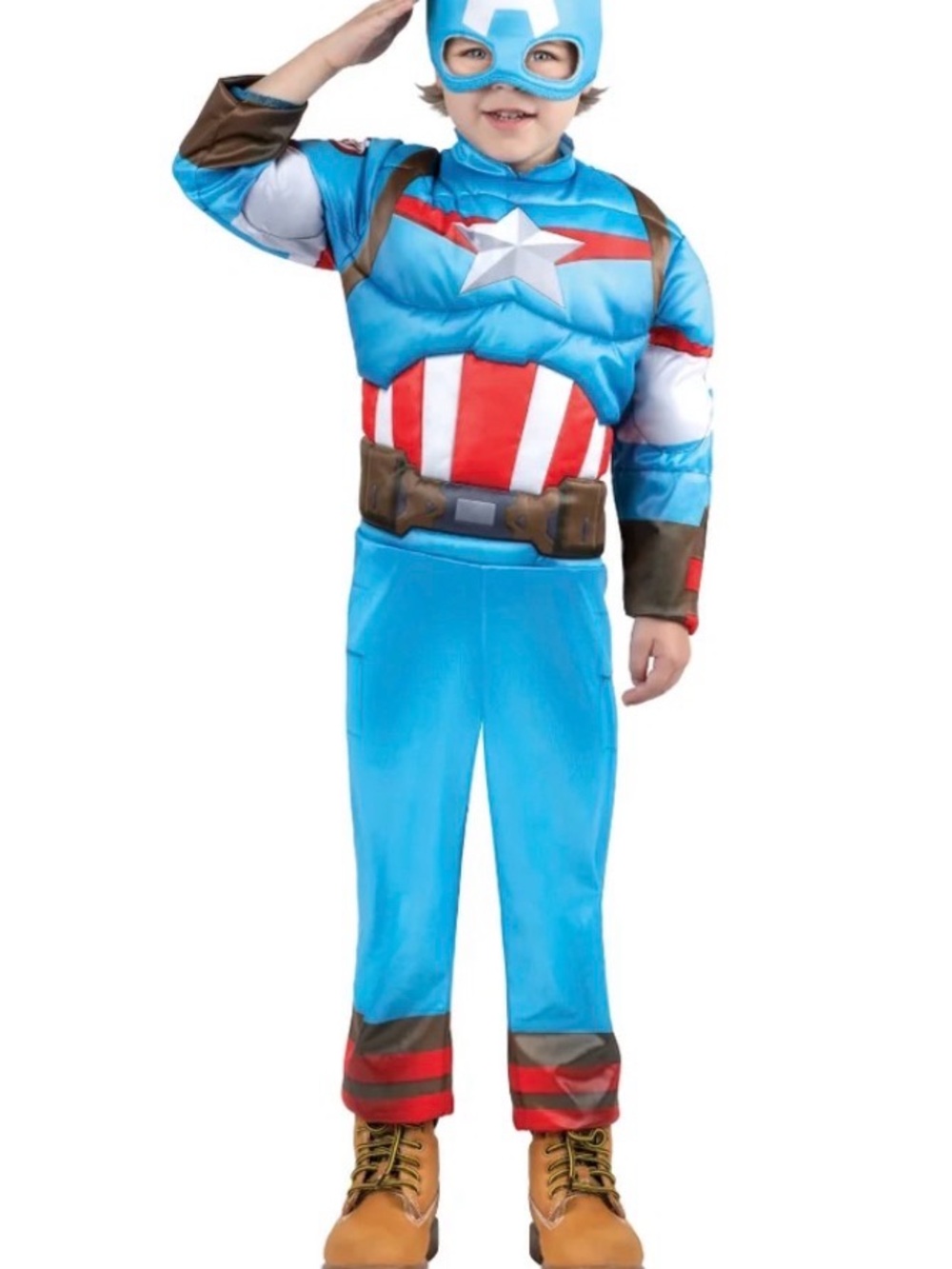 Marvel Captain America Toddler Costume — Blue, Red, White